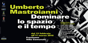 “Dominare lo spazio e il tempo” alla Villa Comunale di Frosinone